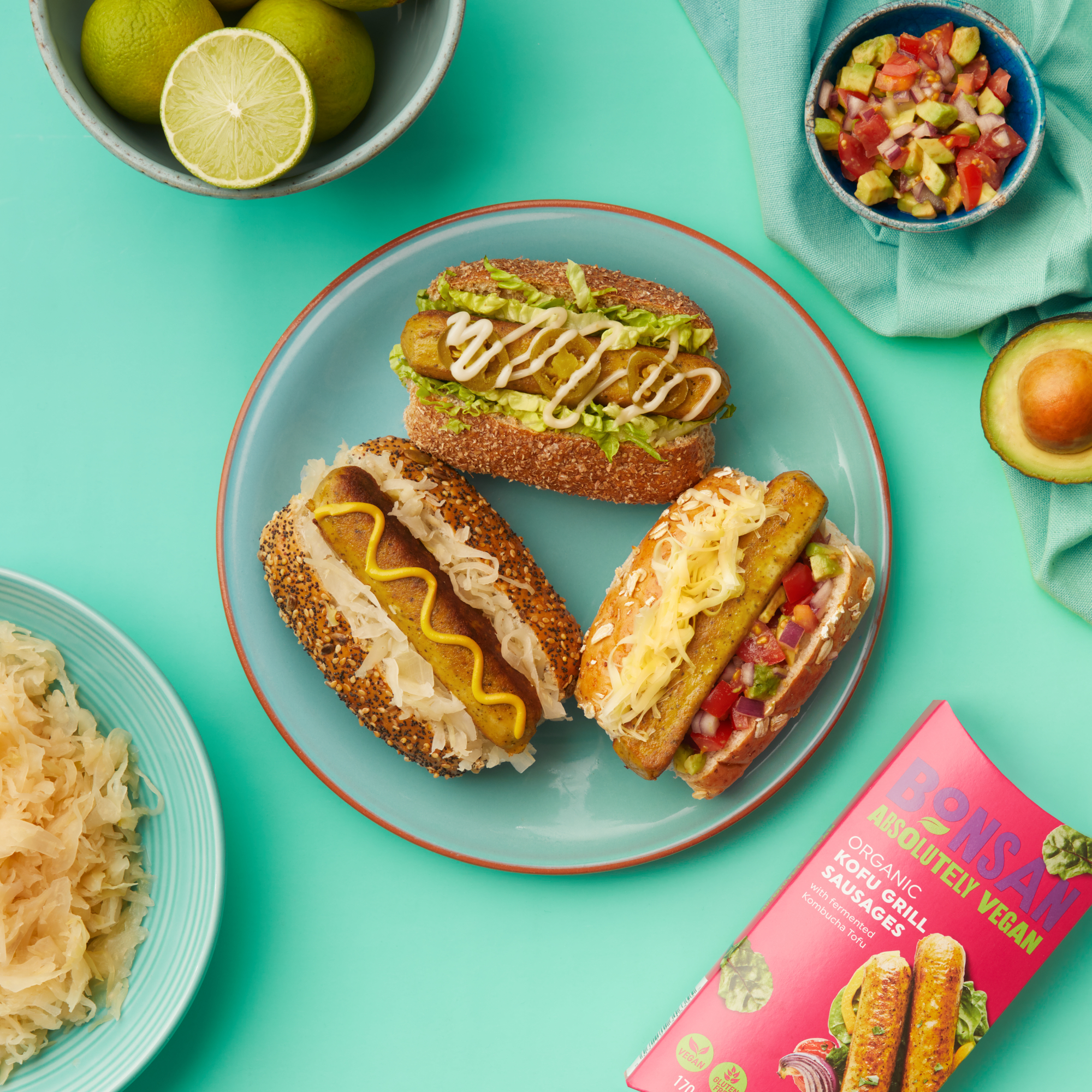 Vegan Hot dogs | Bonsan Absolutely Vegan
