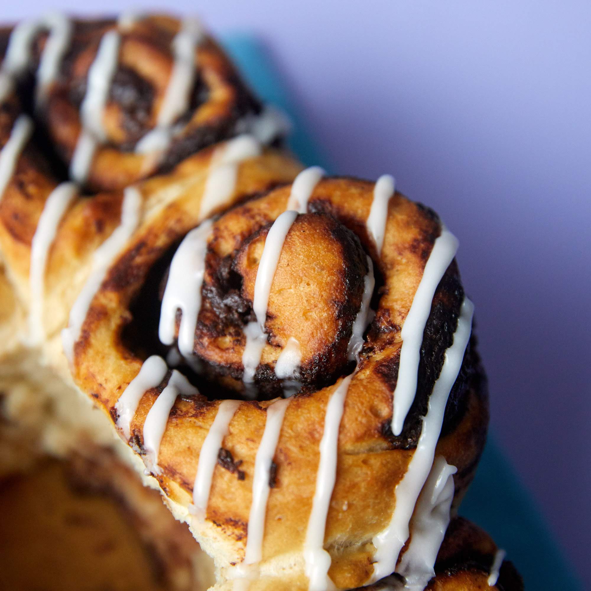 Vegan Chocolate Hazelnut Cinnamon Buns | Bonsan Absolutely Vegan