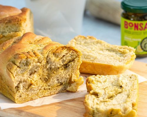 Bonsan Vegan Pesto Bread