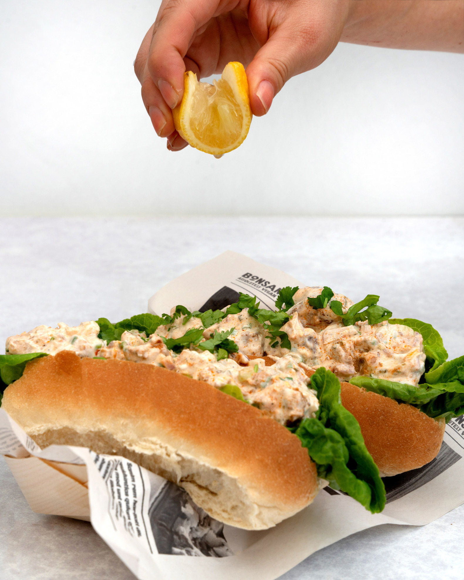 VEGAN LOBSTER ROLLS | Bonsan Absolutely Vegan