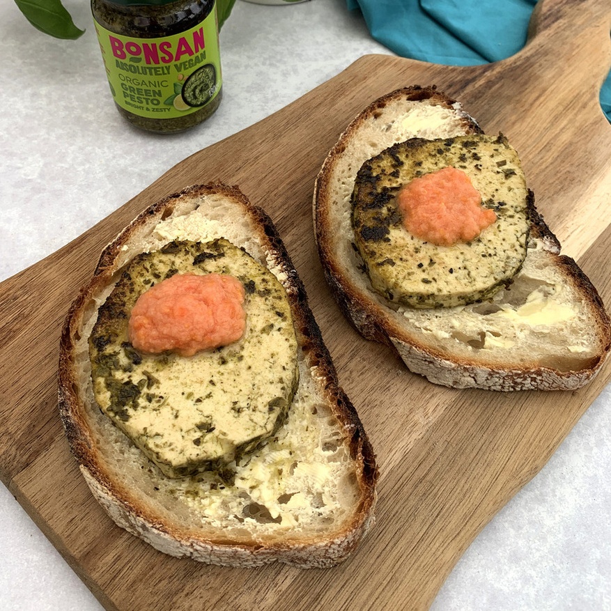 VEGAN PESTO EGGS | Bonsan Absolutely Vegan