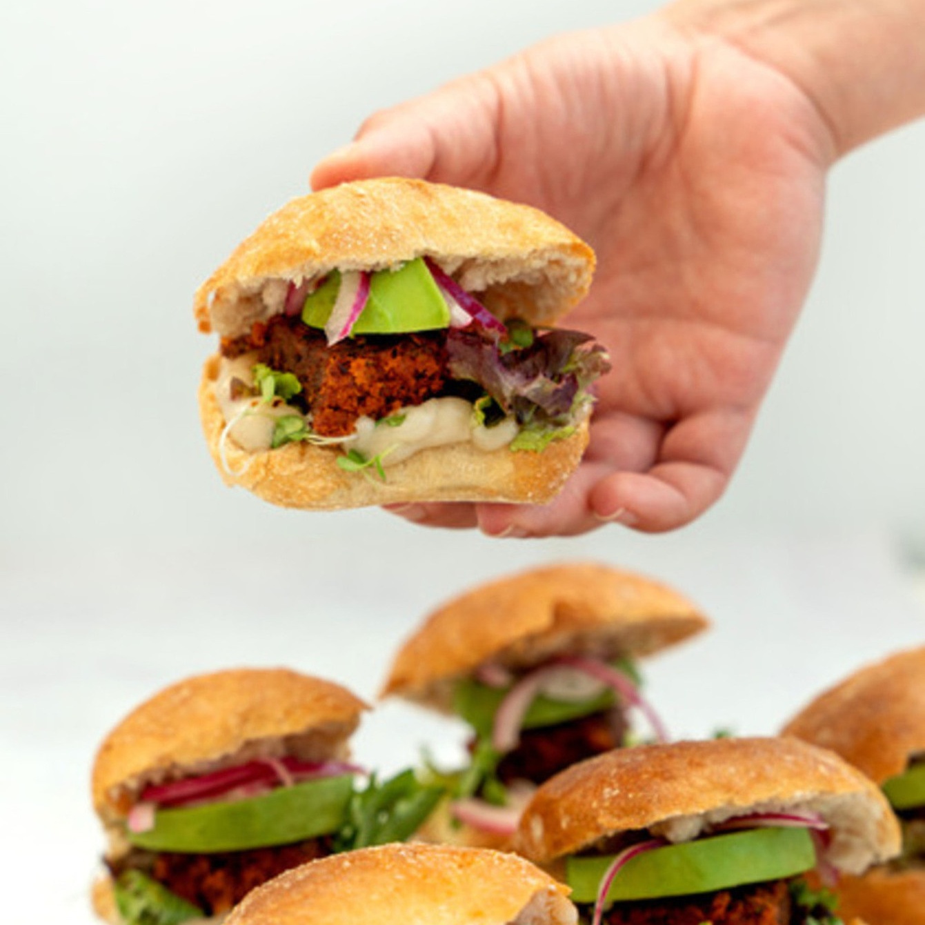 Vegan Kofu Fish-free Fillet Sliders | Bonsan Absolutely Vegan
