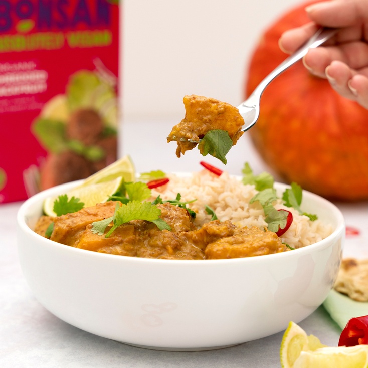 Pumpkin Jackfruit Curry | Bonsan Absolutely Vegan