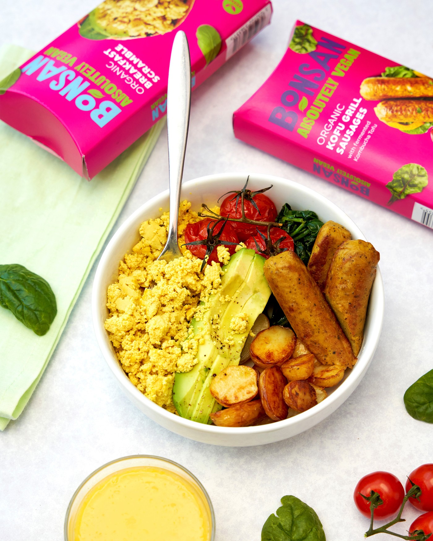 Vegan Savoury Breakfast Bowl | Bonsan Absolutely Vegan