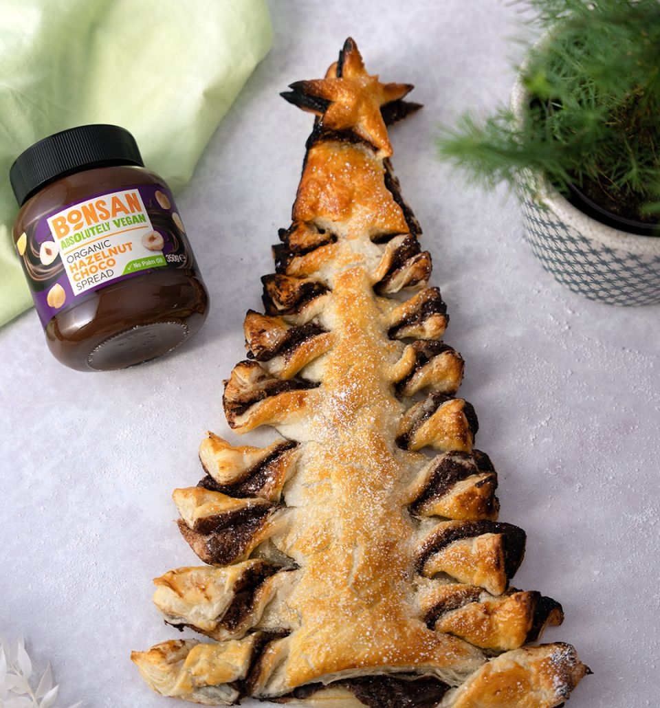 Chocolate Puff Pastry Tree 